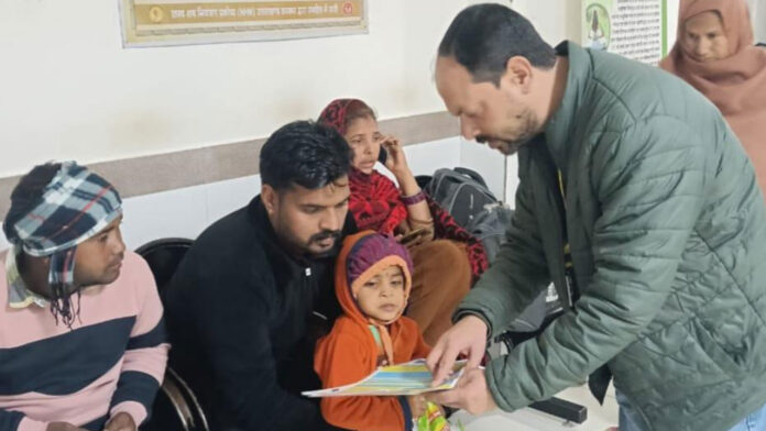 आयुष्मान को लेकर लाभार्थियों को किया जागरूक आयुष्मान को लेकर लाभार्थियों को किया जागरूक