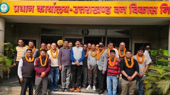प्रेम सिंह चौहान बने वन विकास निगम कर्मचारी संगठन के प्रांतीय अध्यक्ष