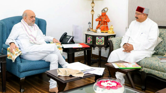गृहमंत्री अमित शाह से मिले सतपाल महाराज