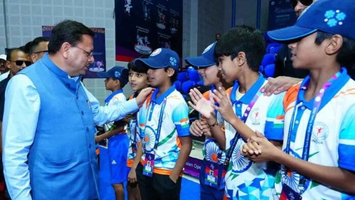भारतीय खिलाड़ी अंतरराष्ट्रीय प्रतियोगिताओं में शानदार प्रदर्शन कर देश का गौरव बढ़ा रहे : मुख्यमंत्री धामी