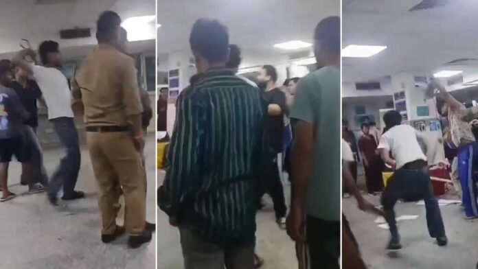 दून मेडिकल कॉलेज इमरजेंसी में दो गुटों में मारपीट