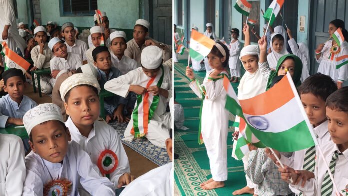 स्कूलों-मदरसों में रही जश्न-ए-आजादी की धूम स्कूलों-मदरसों में रही जश्न-ए-आजादी की धूम